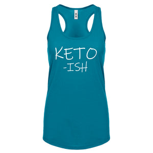 KETO -ish Womens Racerback Tank Top