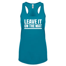 Racerback Leave it on the Mat Womens Tank Top