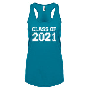 Racerback Class of 2021 Womens Tank Top