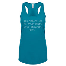 Racerback My Mood Swing Womens Tank Top