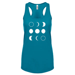 Racerback Moon Phases Womens Tank Top