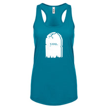 Racerback You're Dead to Me Womens Tank Top