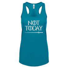 Not Today Womens Racerback Tank Top