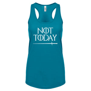Not Today Womens Racerback Tank Top
