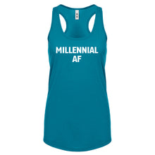 Millennial AF Womens Racerback Tank Top
