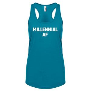Millennial AF Womens Racerback Tank Top