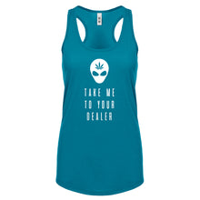 Take Me to Your Dealer Womens Racerback Tank Top