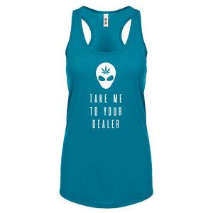 Take Me to Your Dealer Womens Racerback Tank Top