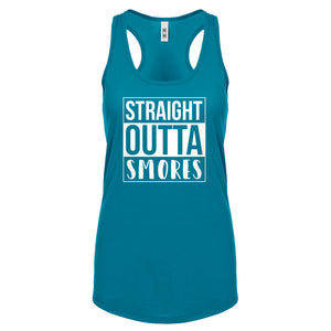 Straight Outta Smores Womens Racerback Tank Top