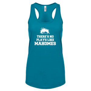 There's No Plays Like Mahomes Womens Racerback Tank Top
