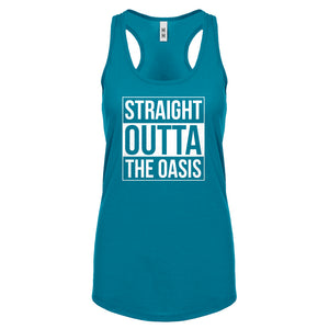 Racerback Straight Outta the Oasis Womens Tank Top