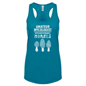 Questionable Morels Womens Racerback Tank Top