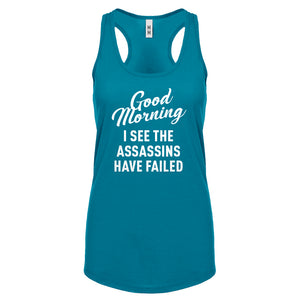 Racerback Good Morning Womens Tank Top