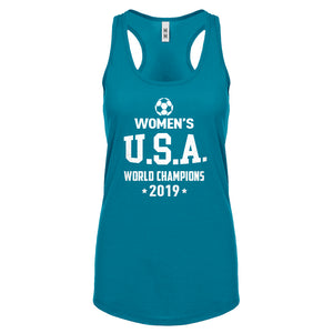 World Soccer Champs 2019 Womens Racerback Tank Top