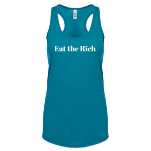 Eat the Rich Womens Racerback Tank Top