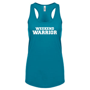 Weekend Warrior Womens Racerback Tank Top