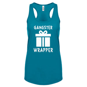Gangster Wrapper Womens Racerback Tank Top
