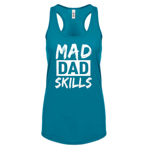 Mad Dad Skills Womens Racerback Tank Top