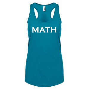 MATH Womens Racerback Tank Top