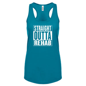 Racerback Straight Outta Rehab Womens Tank Top