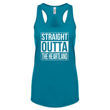 Straight Outta the Heartland Womens Racerback Tank Top