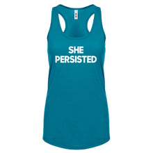 Racerback She Persisted Womens Tank Top