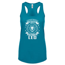Racerback Leo Astrology Zodiac Sign Womens Tank Top