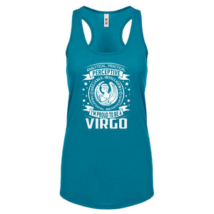Racerback Virgo Astrology Zodiac Sign Womens Tank Top