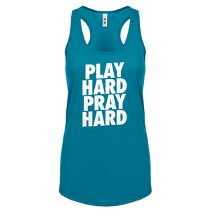 Racerback Play Hard Pray Hard (was 7006) Womens Tank Top