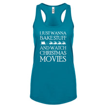 Bake Stuff, Christmas Movies Womens Racerback Tank Top