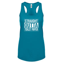 Straight Outta Toilet Paper Womens Racerback Tank Top
