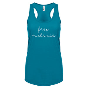 Racerback Free Melania Now Womens Tank Top