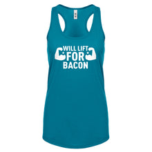 Racerback Will Lift for Bacon Womens Tank Top