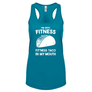 Racerback Fitness Taco Womens Tank Top