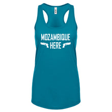 Mozambique Here Womens Racerback Tank Top
