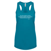 Governed by your Inferiors Womens Racerback Tank Top