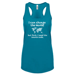 Racerback I Can Change the World Womens Tank Top