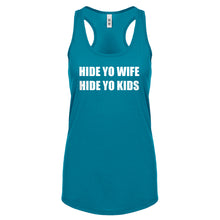 Hide Yo Kids, Hide Yo Wife Womens Racerback Tank Top