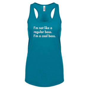 Racerback Im a Cool Boss Womens Tank Top
