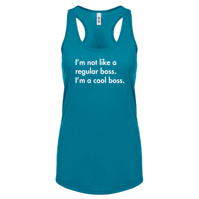 Racerback Im a Cool Boss Womens Tank Top
