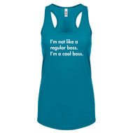 Racerback Im a Cool Boss Womens Tank Top