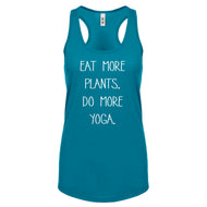 Racerback More Plants More Yoga Womens Tank Top