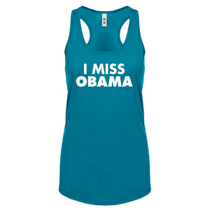 Racerback I Miss Obama Womens Tank Top