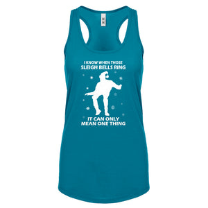 Racerback When Those Sleigh Bells Ring Womens Tank Top