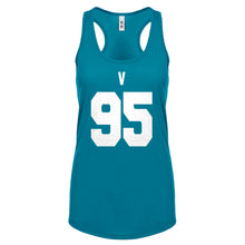 V 95 Womens Racerback Tank Top