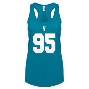 V 95 Womens Racerback Tank Top