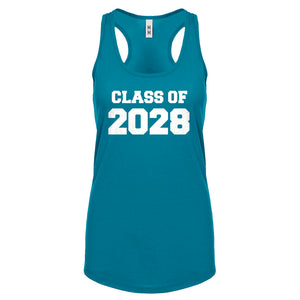 Class of 2028 Womens Racerback Tank Top
