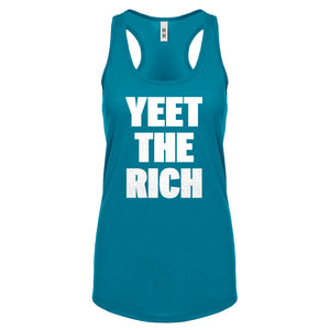 YEET THE RICH Womens Racerback Tank Top