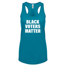 BLACK VOTERS MATTER Womens Racerback Tank Top
