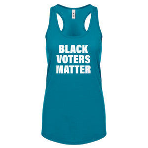 BLACK VOTERS MATTER Womens Racerback Tank Top